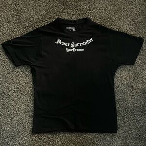 Never Surrender Black T-Shirt